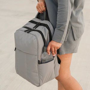 CALPAK Luka Laptop Backpack in Iron